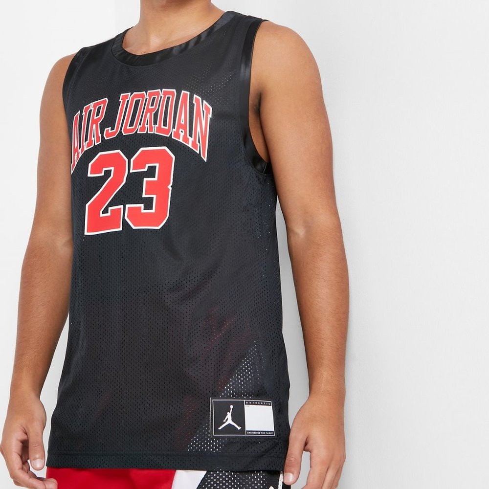 Jordan Dri-FIT DNA Distorted mesh jersey.